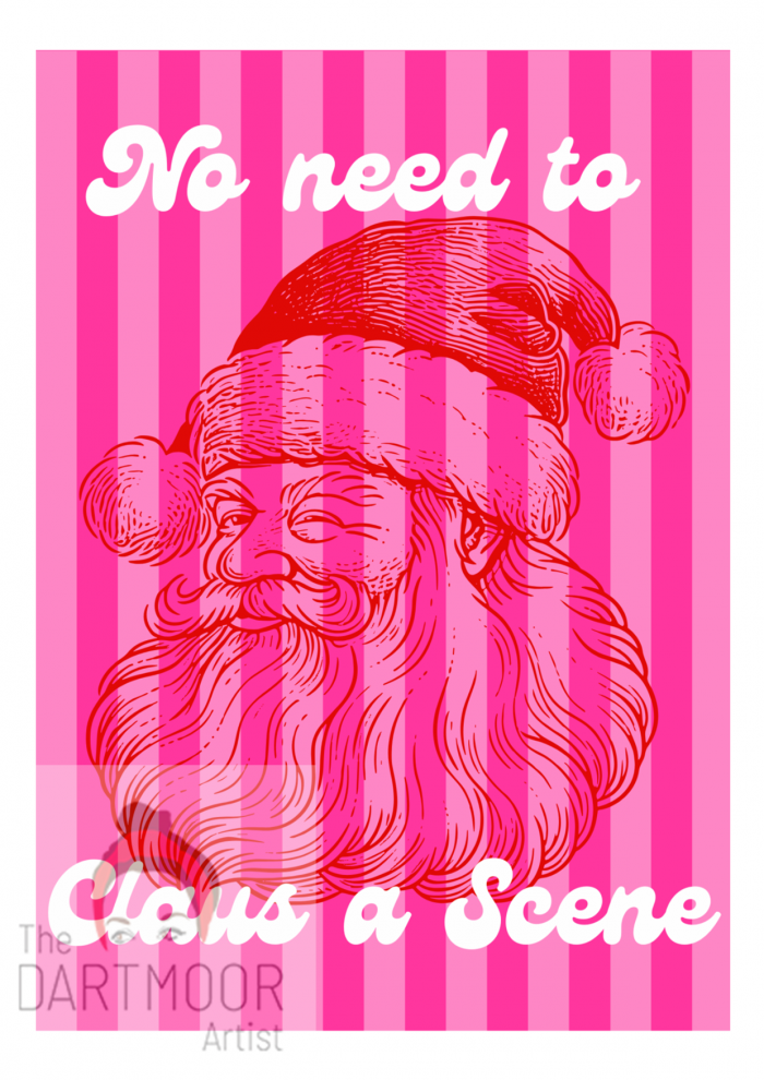 Claus a Scene Print