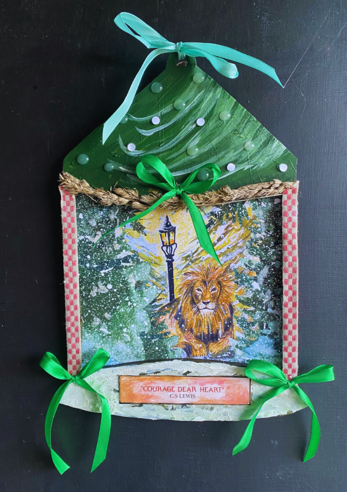 Courage Dear Heart Hanging
