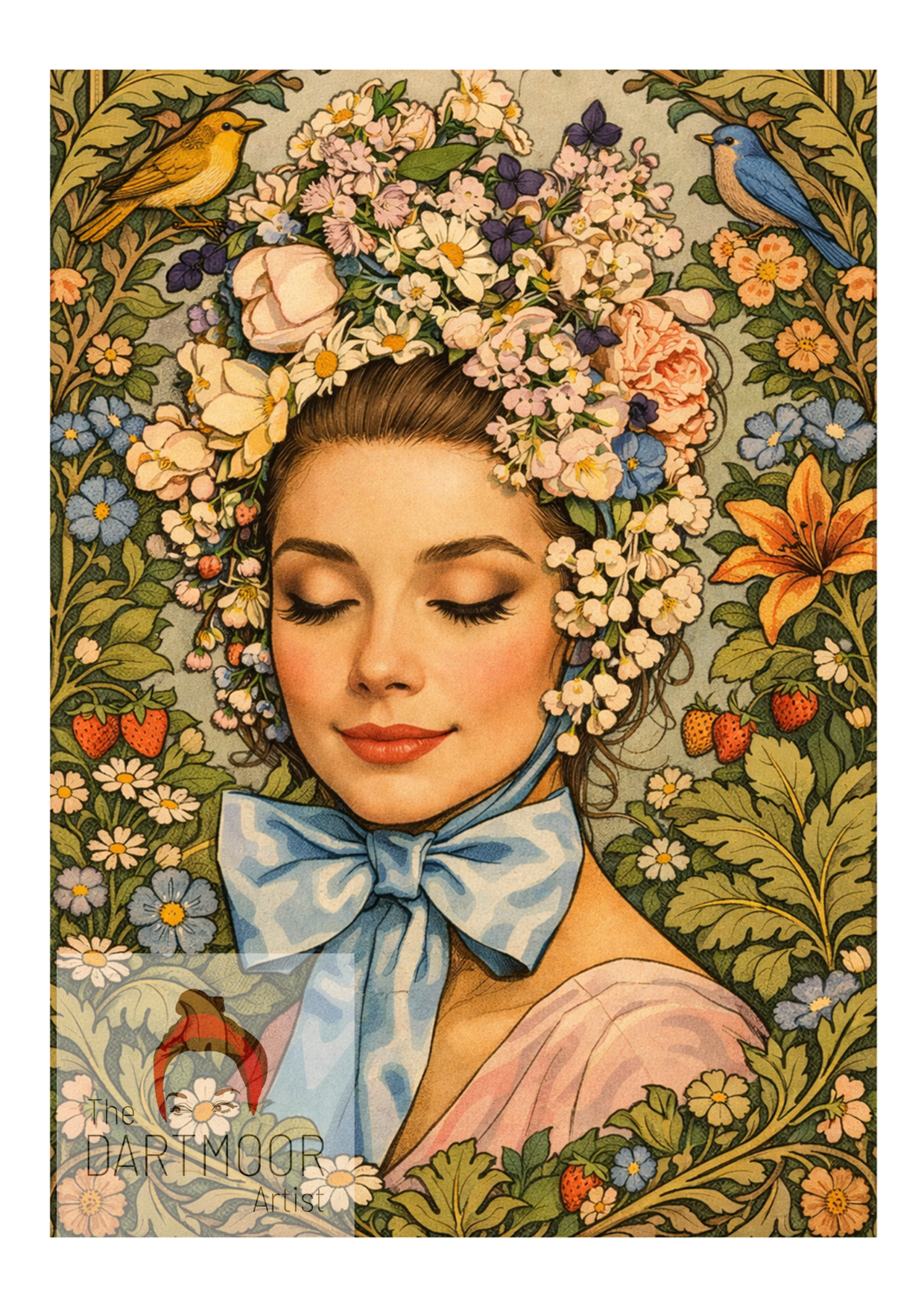 Audreys's Bonnet Print